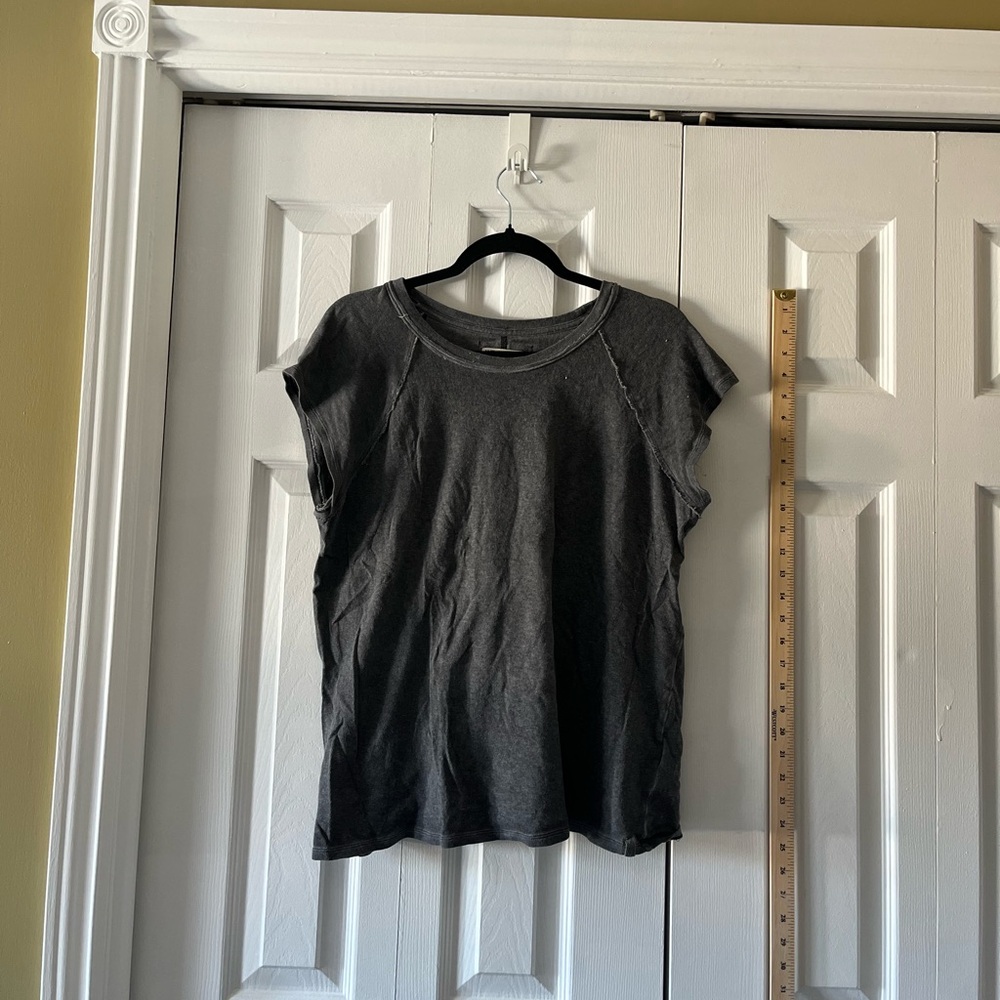 Free People Distressed Tee